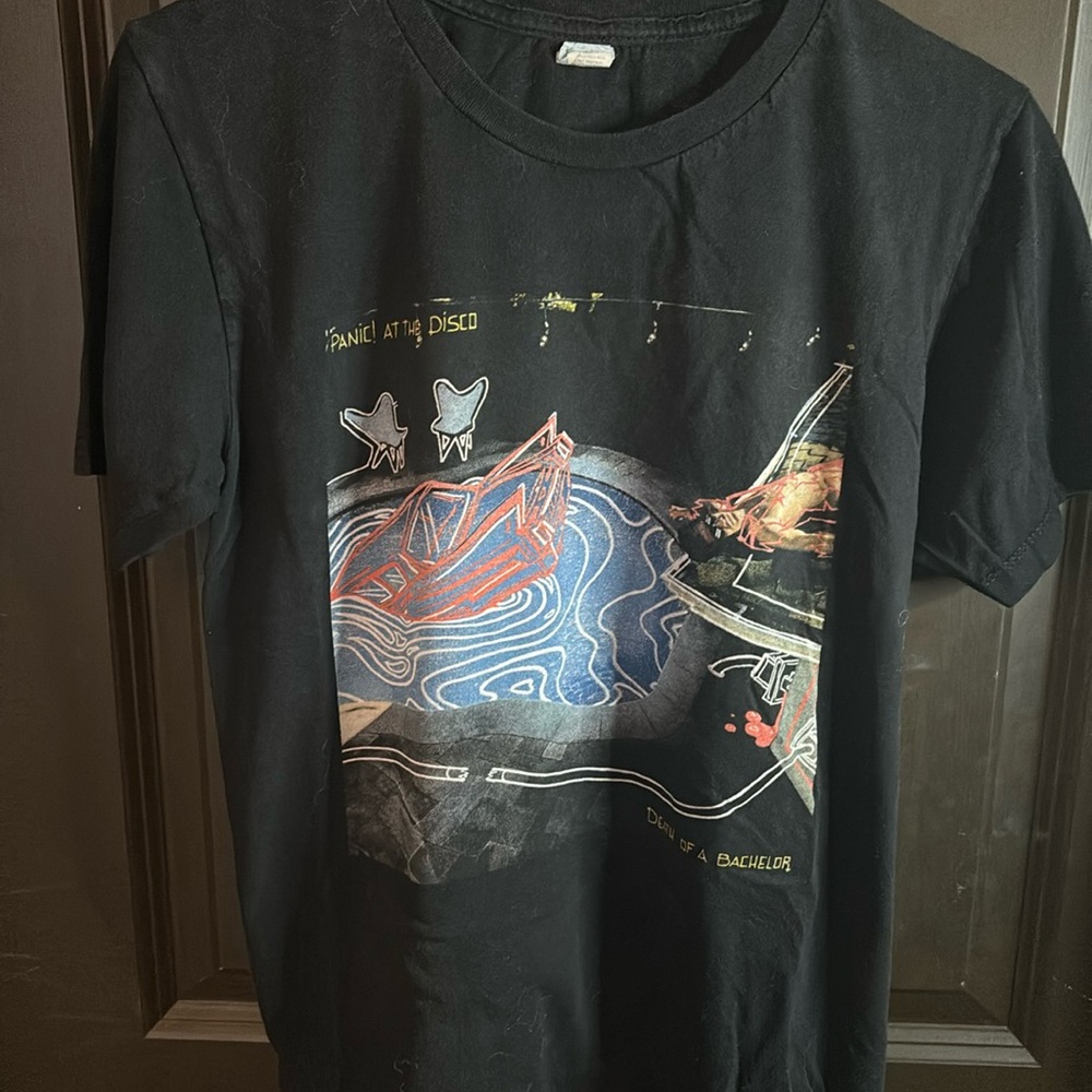 2000s Panic at the disco death of a bachelor T-shirt